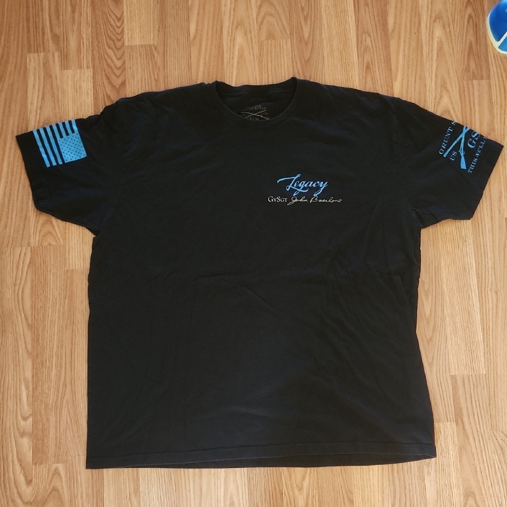 Legacy Grunt Style Black T-Shirt Size XXXL